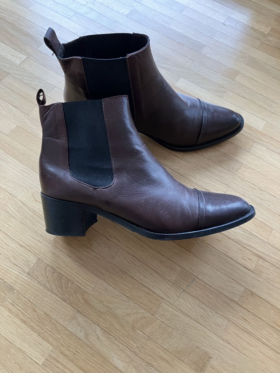 Scarpe da donna: Bianco Lederstiefelette, 38 – Usato da Luzern venduto da xyz9 5