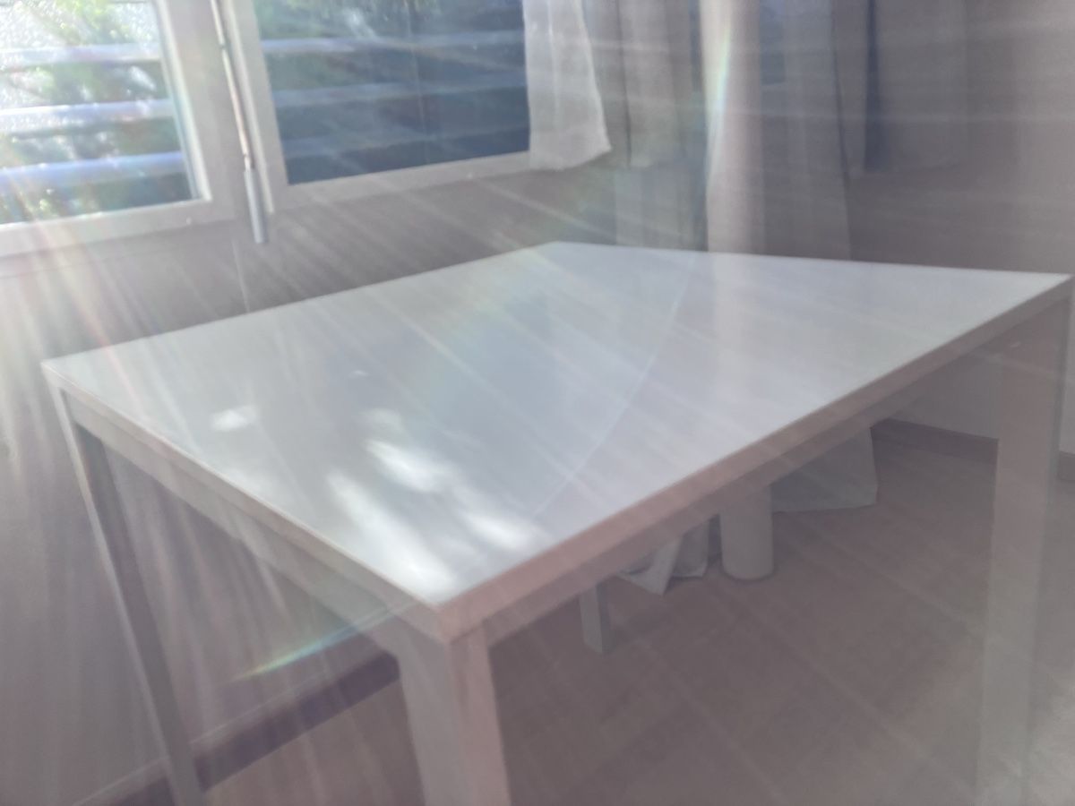Tables: Esstisch Klein IKEA Melltorp Weiss – D'occasion à Dättwil AG par Datura 1