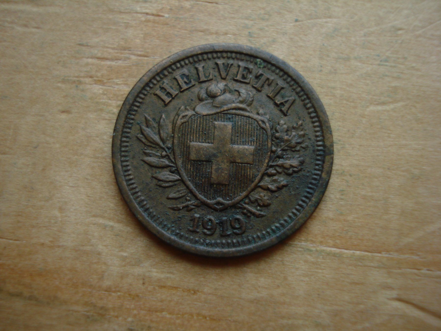 Tutti le monete: (W5) 1 Rappen 1919 – Usato da Erlach venduto da Net-Coins