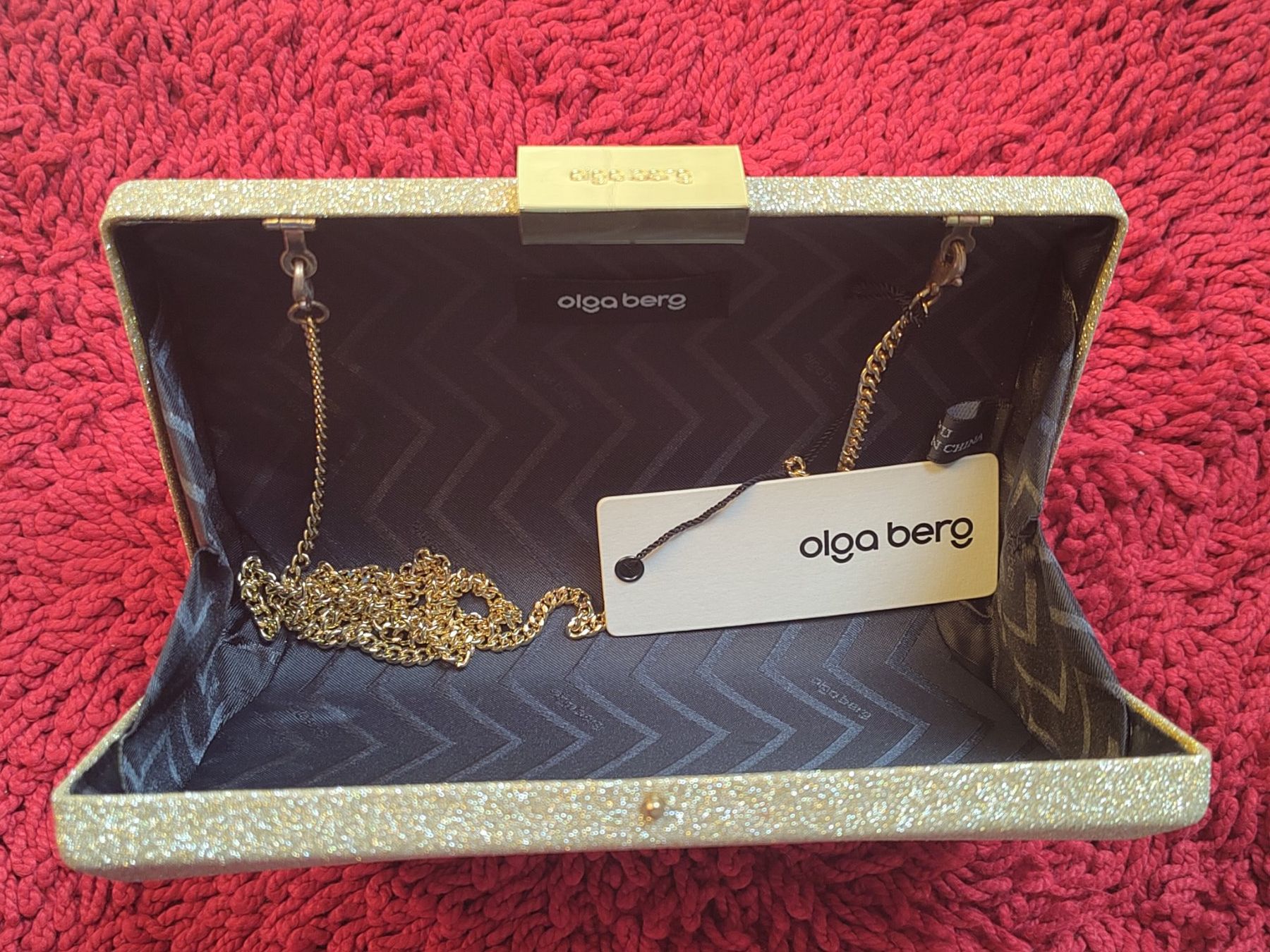 Borse da donna: Olga Berg Clutch gold Hardcase NEU – Nuovo e nell'imballaggio originale da Arbon venduto da Franca1979 2