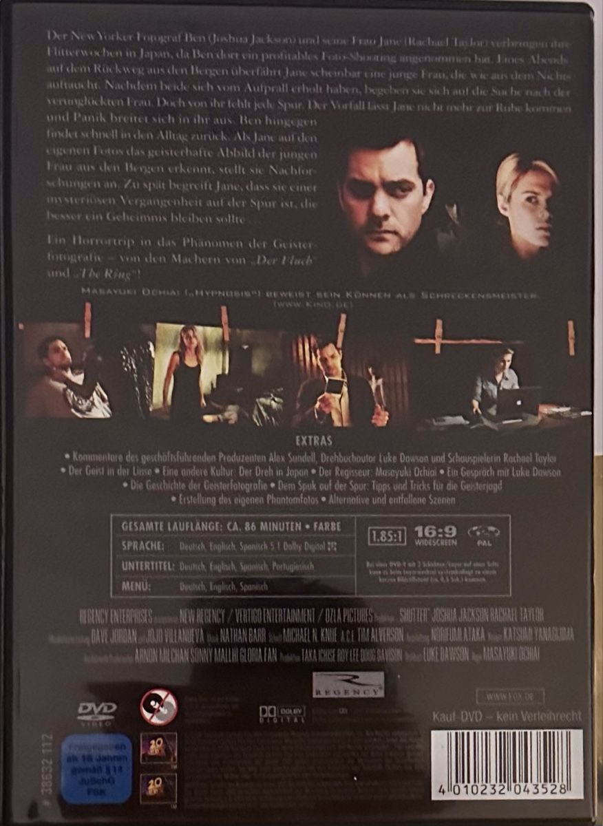 Tutti i DVDs: Shutter Sie Sehen Dich Extended DVD Neu – Usato da Malters venduto da Gustov 1