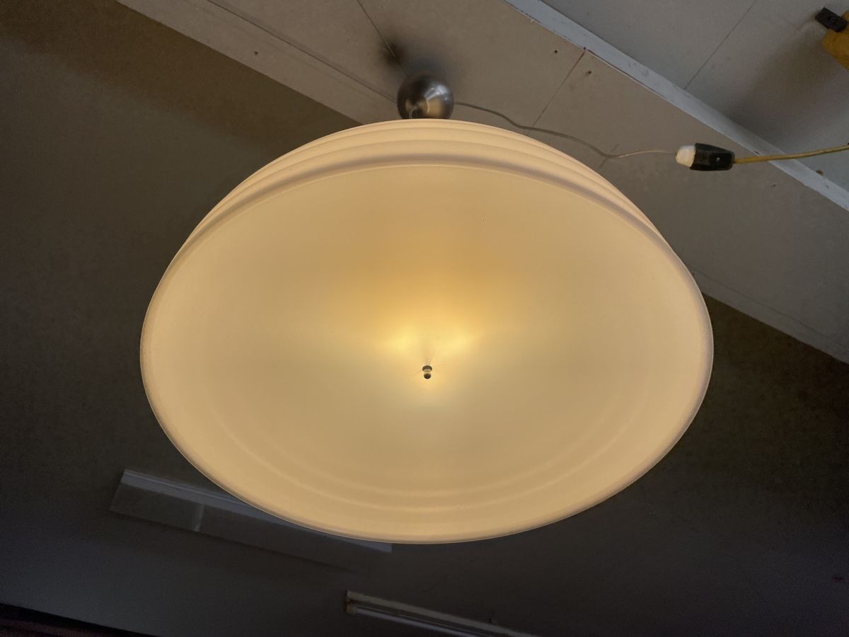 Lampade: Hängeleuchte weiss, Designlampe, 58cm – Usato da Hauptwil venduto da c-pro 1
