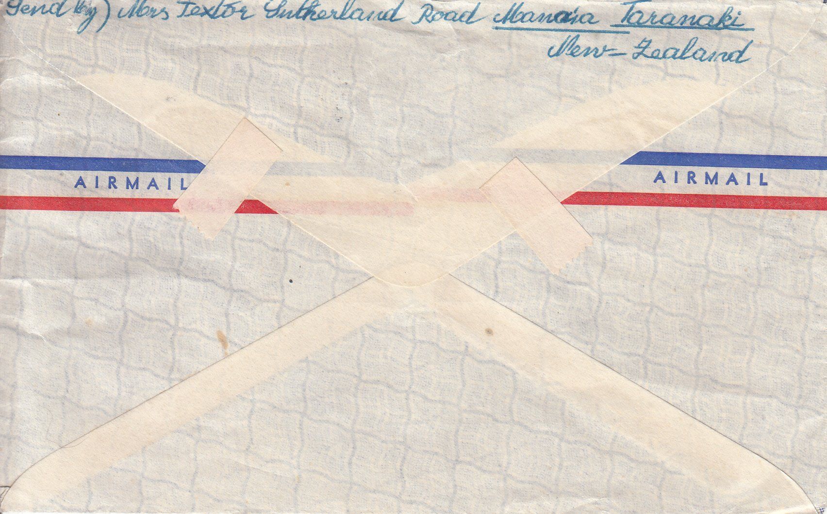 Tutti i francobolli: Neuseeland - Schweiz, 2 Briefe 1957 / 1961 – Usato da Bürglen TG venduto da StampGraf 2