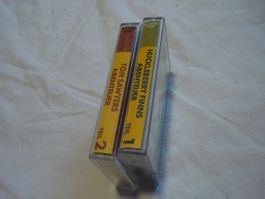 2x MC Hörspiel Kassette - Tom Sawyers + Huckleberry Finn