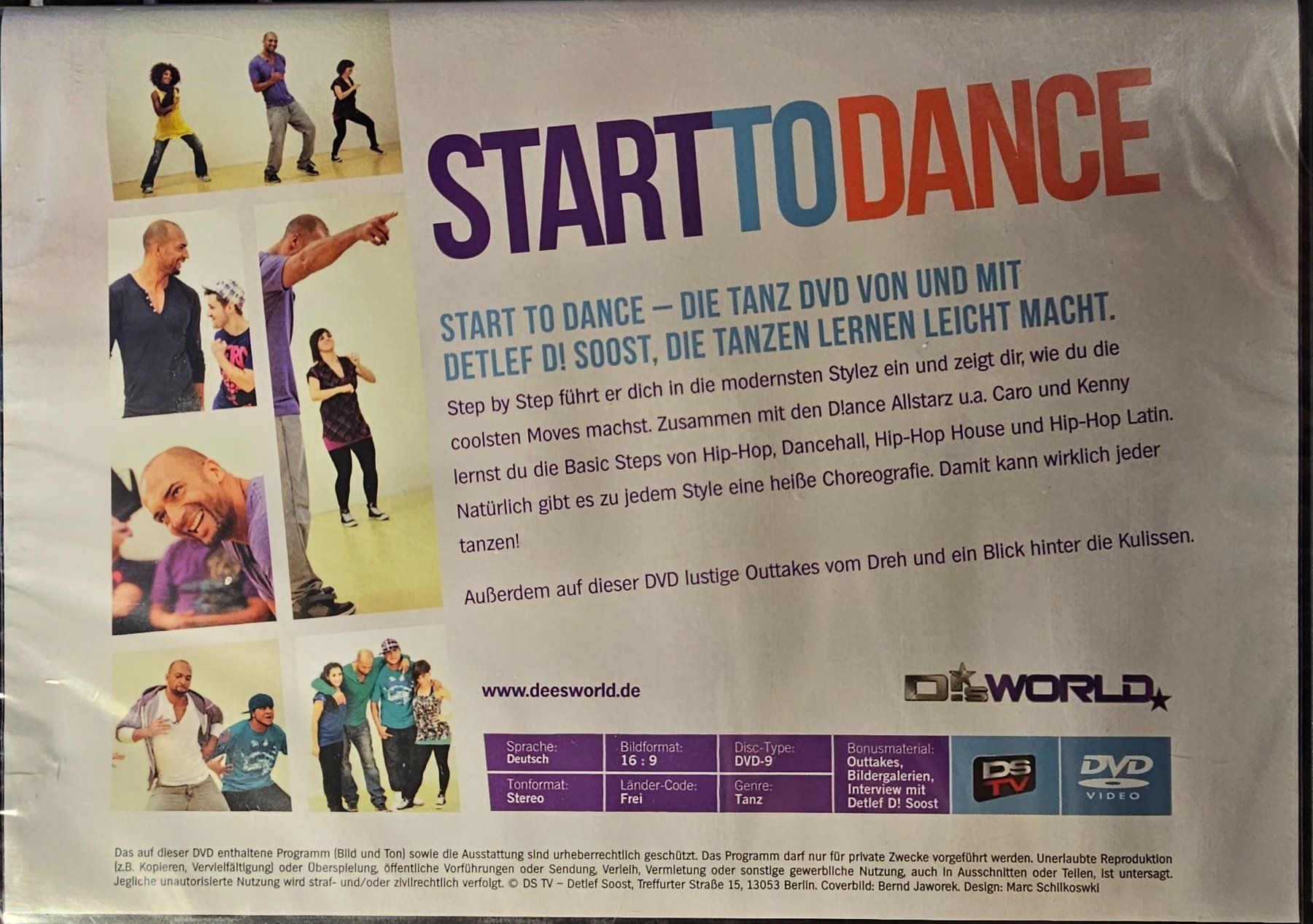 Tutti i DVDs: Start to Dance – Nuovo e nell'imballaggio originale da Wahlen b. Laufen venduto da Cg10 1