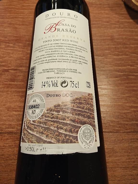 Vino: Casa do Brasao Grande Reserva 2007 – Nuovo e nell'imballaggio originale da chur venduto da Hmars 1