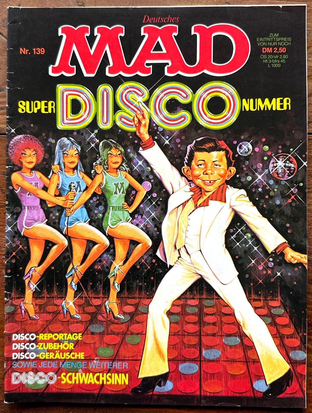 Fumetti: Mad Nr. 139 Disco, hunderte alte Comics ab 1.- – Usato da Seltisberg venduto da quadartswiss