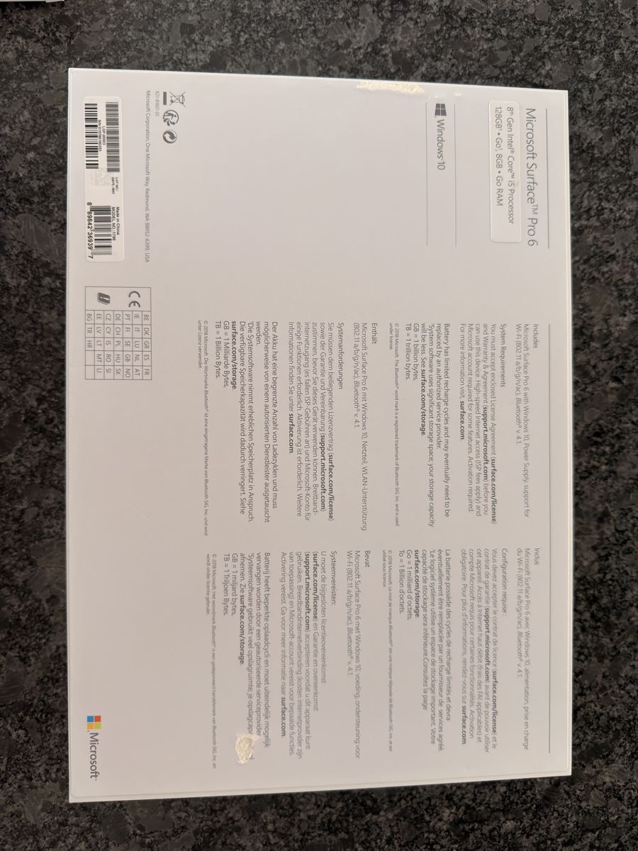 Microsoft Tablettes PC: Microsoft Surface Pro 6 – D'occasion à Pfäffikon SZ par NicMarKom 5