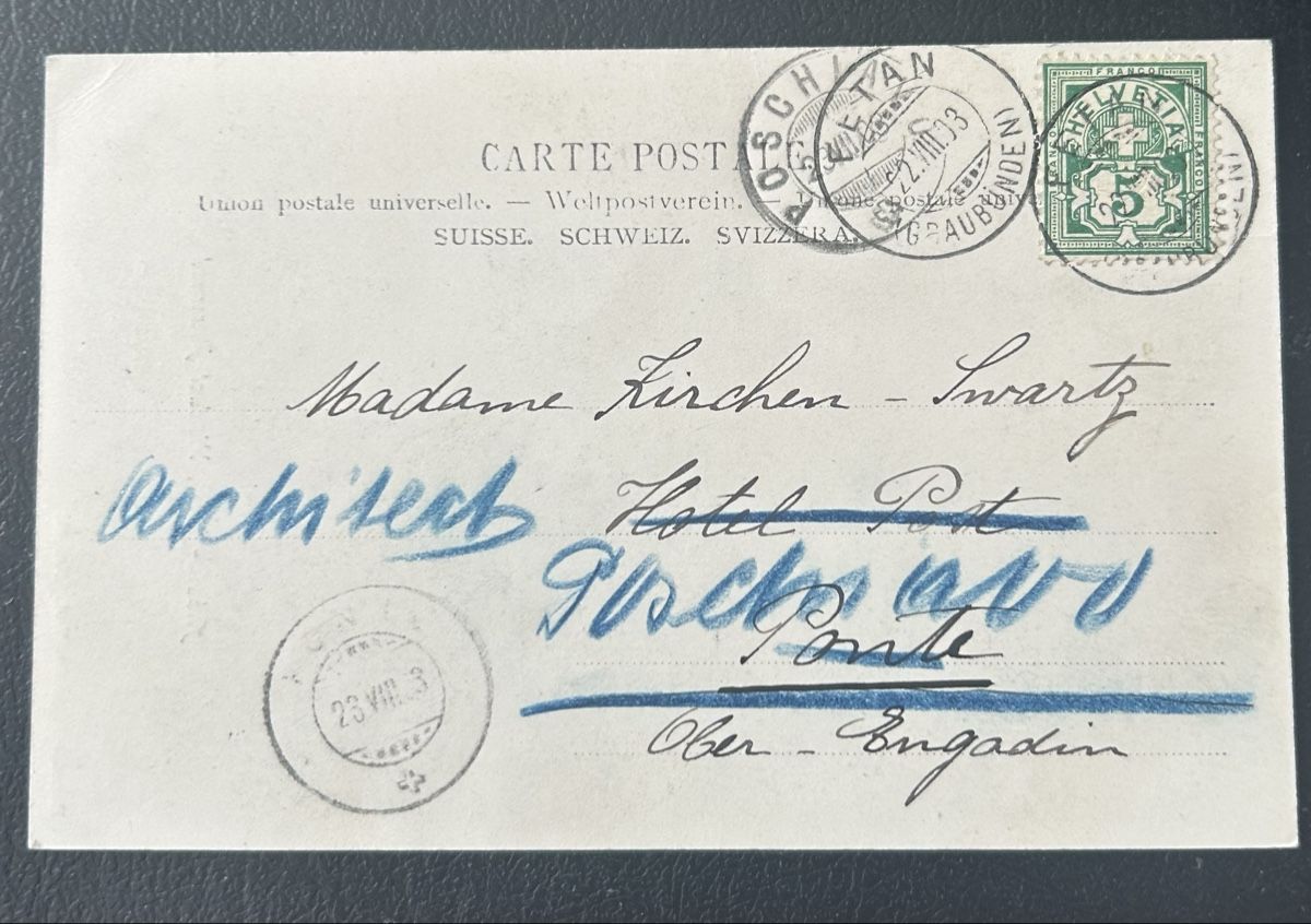 Cartoline postali: Albulabahn Viadukt Passmal  – Usato da Horw venduto da Tellbub 1