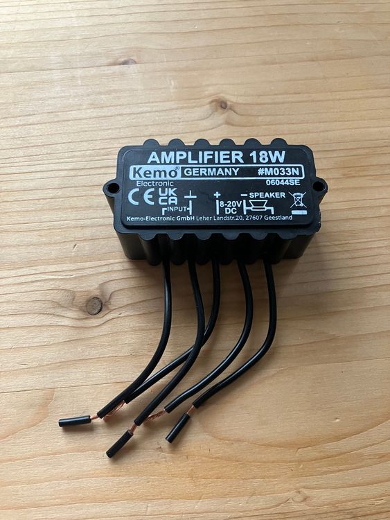 Mono-Verstärker Kemo M033N (Neu und originalverpackt) in Zürich für CHF ...