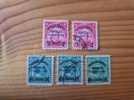 Philipinen Briefmarken Manila-Madrid Flug 1936 gem.Bilder