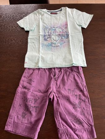 Lot Catimini 2 t-Shirt et 1 short garçon 10 ans