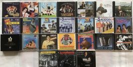 32 Akkordeon / Handorgel Audio-CDs in 24 Hüllen / Mix