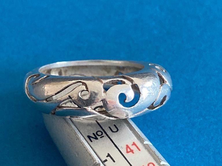 Anelli: Silberring WELLEN ausgestanzt (55) – Usato da Laufen venduto da Trendmarket 1