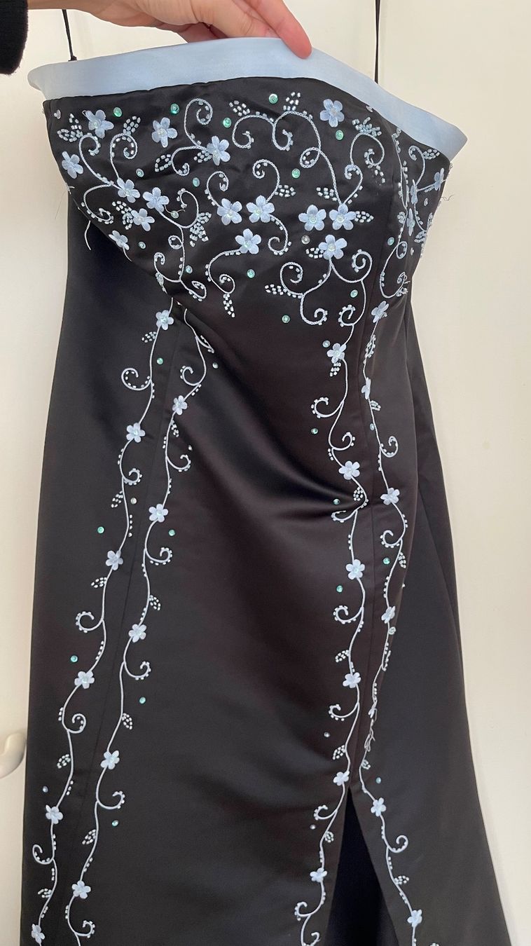 Vestiti: Langes trägerloses Abendkleid – Usato da Fischbach-Göslikon venduto da Rosatt 1