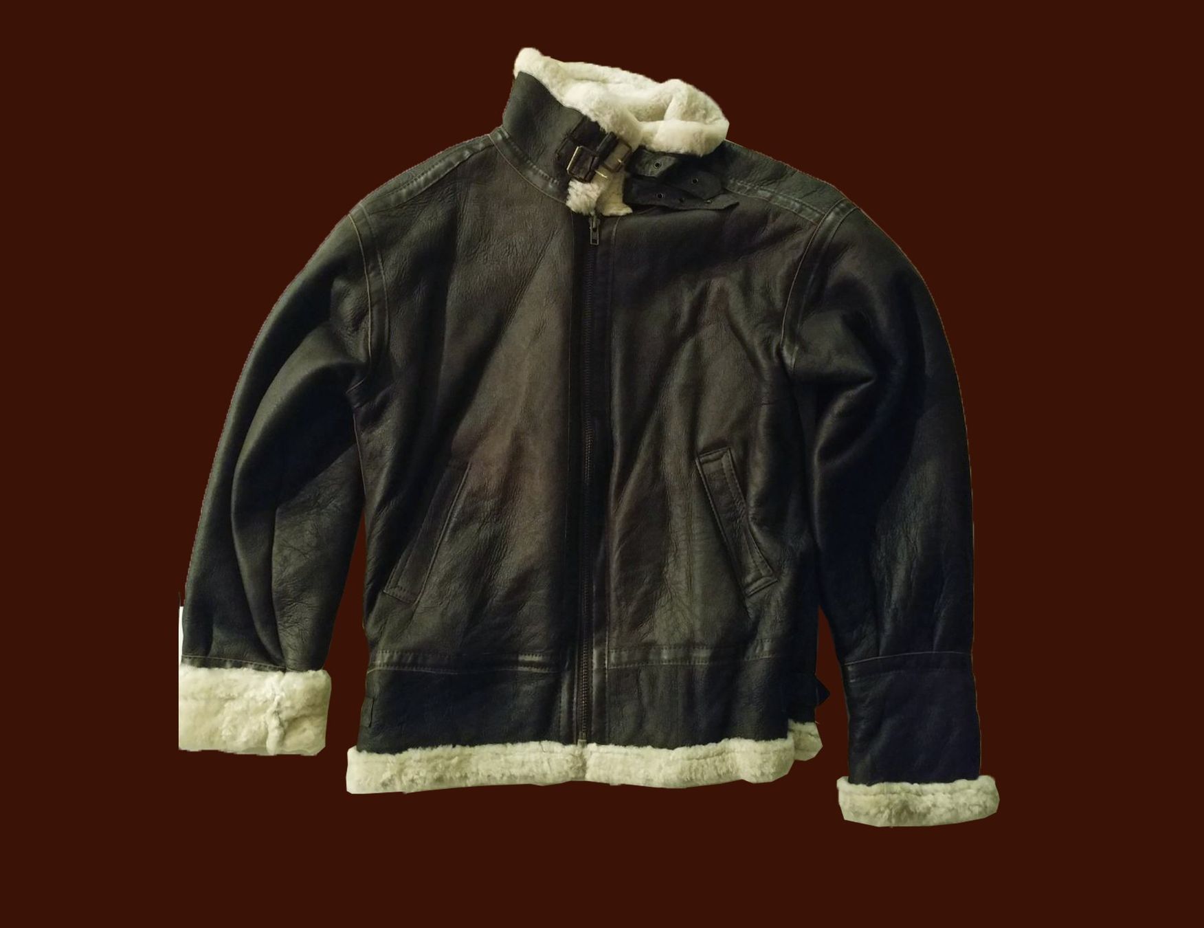 Giacche: Lederjacke mit australischer Schearling-Wolle – Nuovo e nell'imballaggio originale da Gersau venduto da LederjackenCH