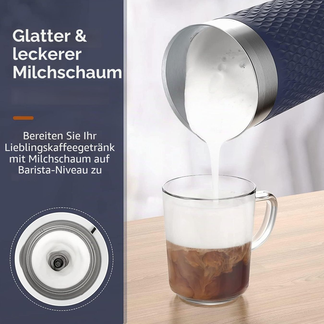 Elettrodomestici da cucina: Elektrischer Milchaufschäumer mit 4 Funktionen – Nuovo e nell'imballaggio originale da St. Gallen venduto da sch_zsz7 2