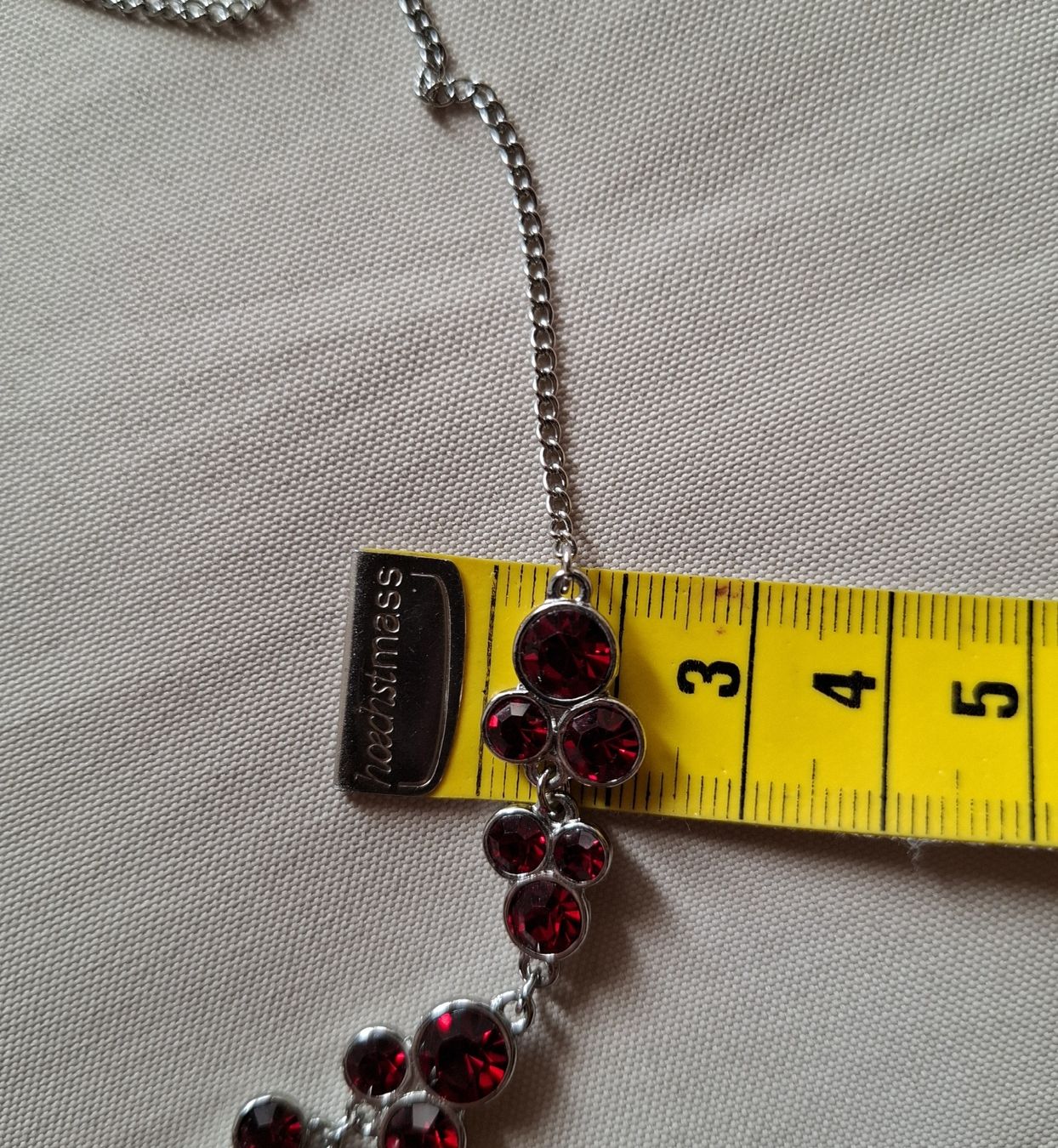 Catenine: Collier mit roten Steinen – Usato da Dietikon venduto da Hirschkopf 3