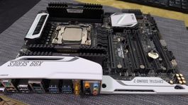 ASUS X99Pro USB3.1, 32GB DDR4-3200, mit Blende, funktioniert