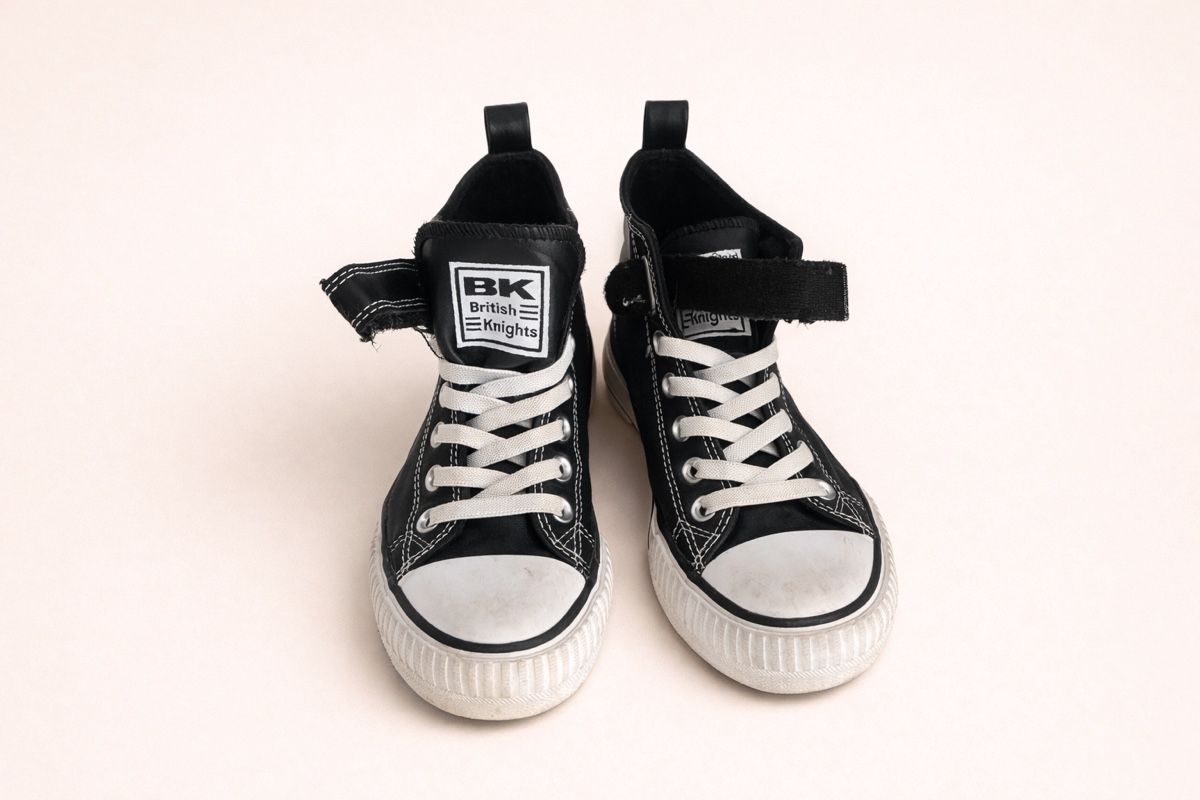 Scarpe per ragazzi: BASKETS MONTANTES BK NOIRES – Usato da Lausanne venduto da mar_6snp 1
