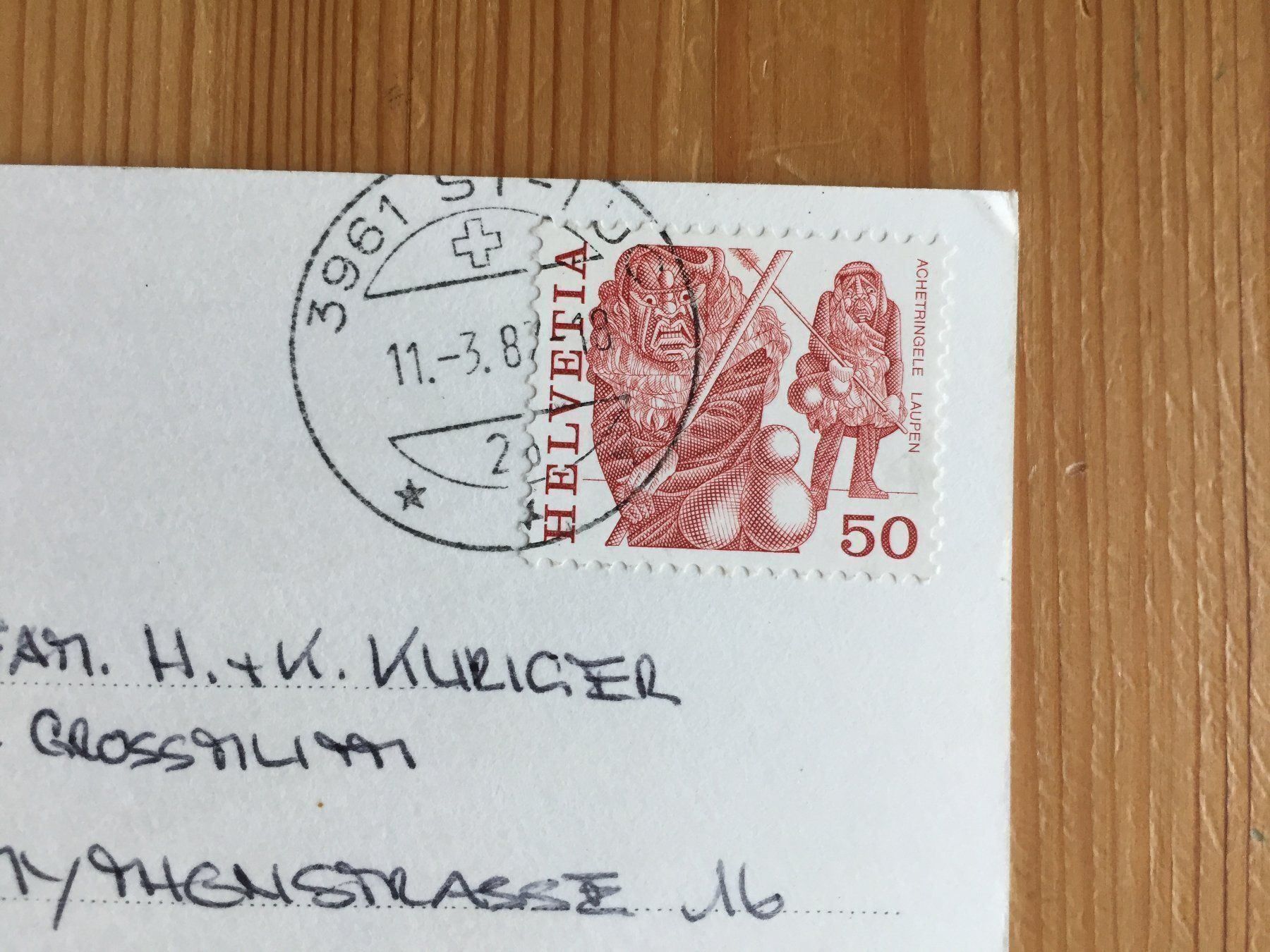 Cartoline postali: St. Luc - Val d'Anniviers - AK 1987 – Usato da Oberuzwil venduto da Henri09 1