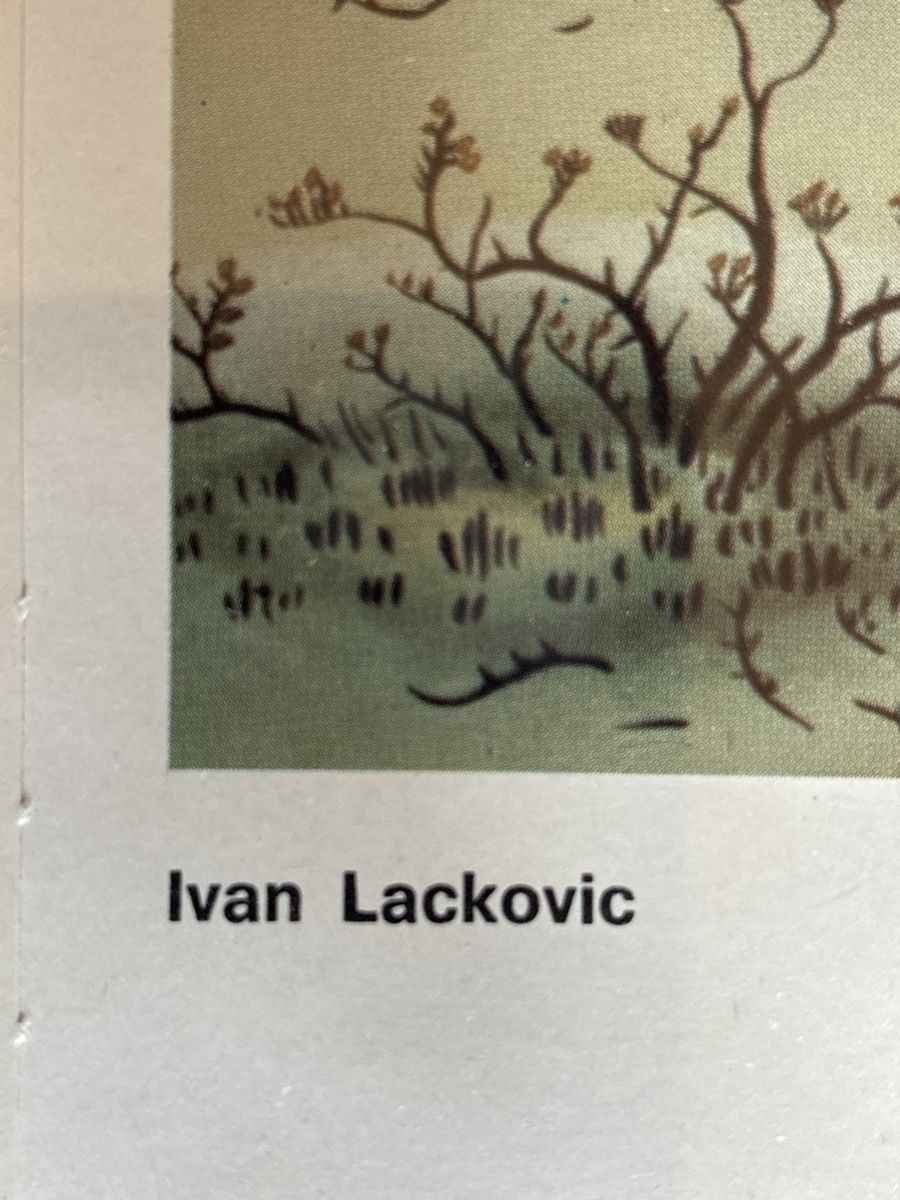 Grafica & Litografie: Ivan Lackovic - XXème – Usato da Sion venduto da pasadena1914 2