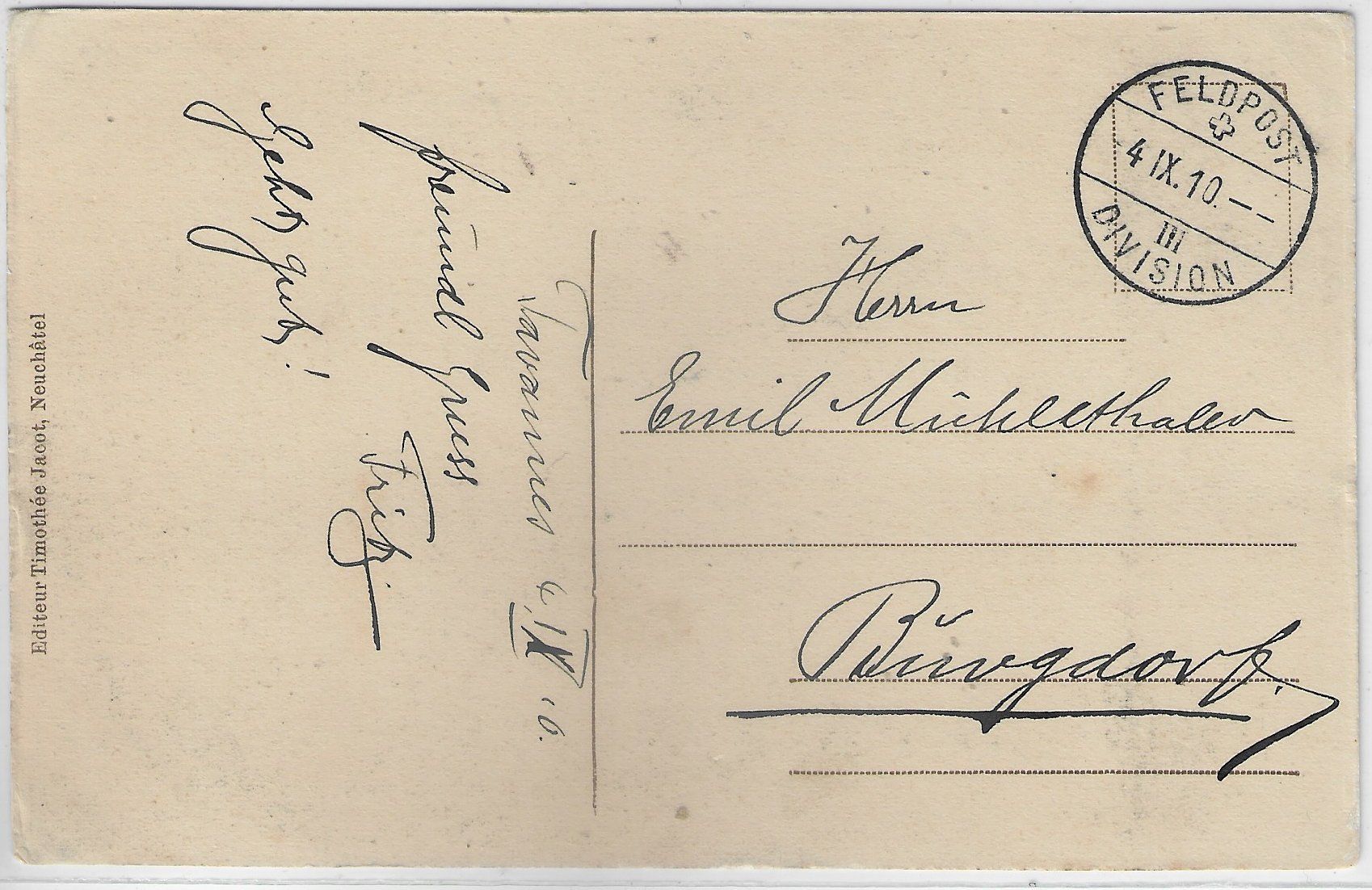 Cartoline postali: Pierre Pertuis - animee – Usato da Ettingen venduto da Kartenplanet 1