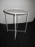 zierlicher Tablett-Tisch /Tisch aus Metall shabby
