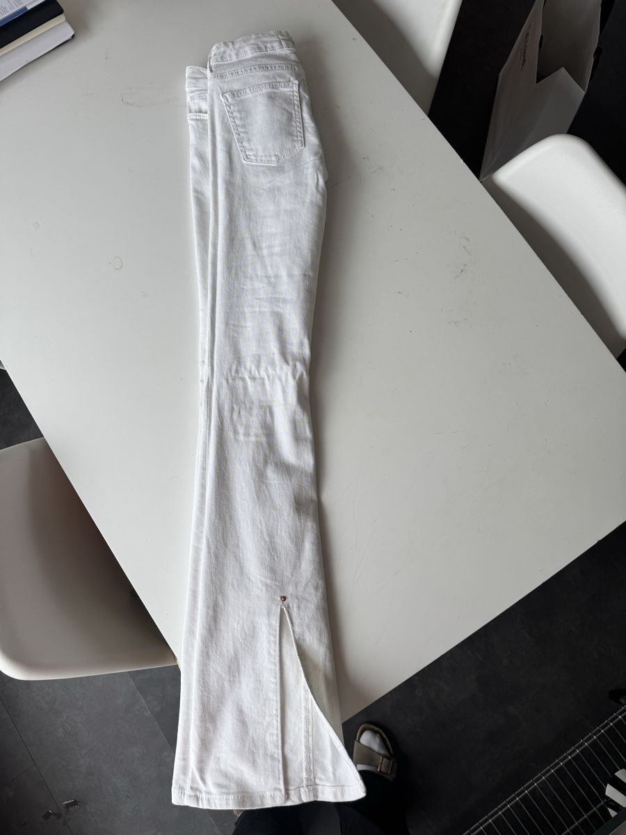 Zara Jeans: Zara White Denim Flare Jeans, 34, extra lang – Neu (gemäss Beschreibung) aus Zürich von forestF4iry 3