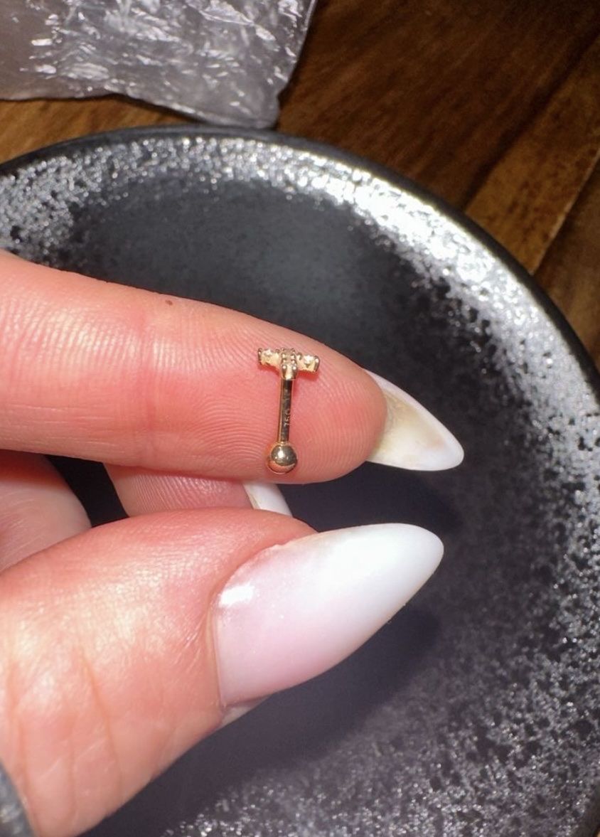 Gioielli per piercing: Piercing 750 Gold – Nuovo (secondo la descrizione) da Hochdorf venduto da Forestgreen 3