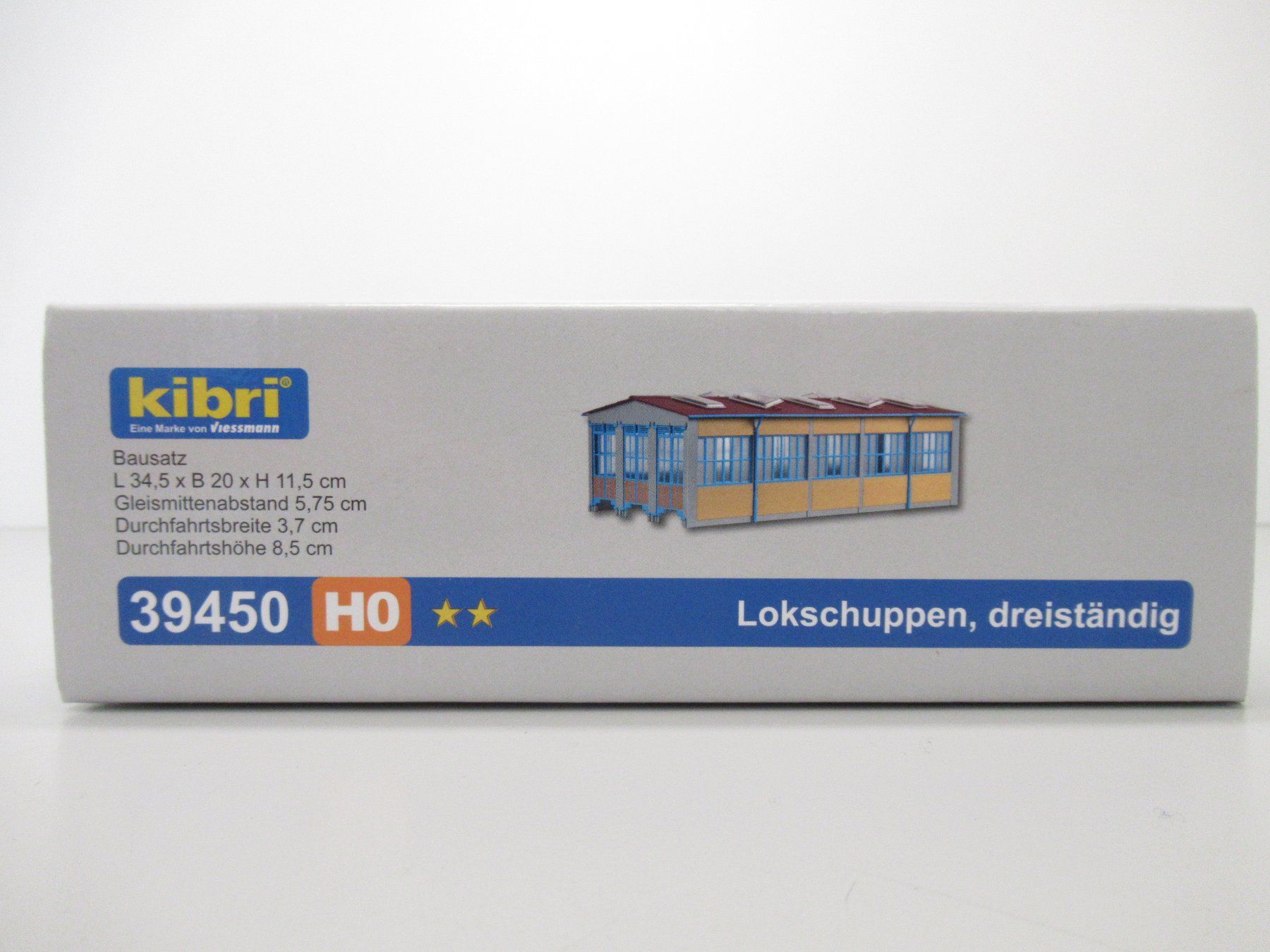 Kibri 39450 Bausatz Lokschuppen, dreiständig Anlage Bau Deko (Gebraucht ...