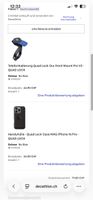 Telefon Haltung + case quadlock iPhone 13/14/15/16 pro
