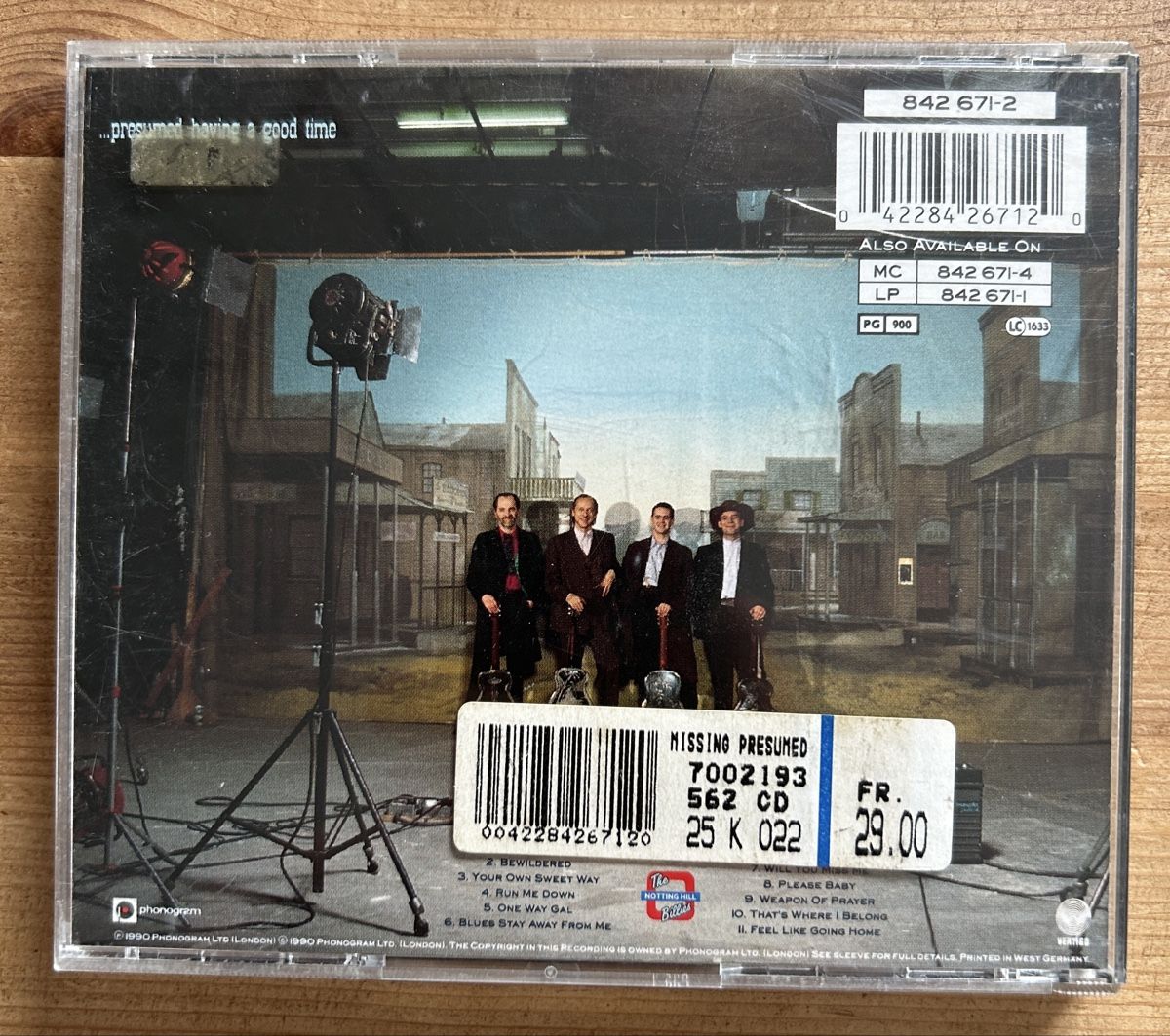 CDs: CD The Notting Hill Billies Missing – D'occasion à Brislach par gre_t5pb 1