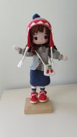 Winter Crochet Doll: Handcrafted with Love - Adorable! 33cm