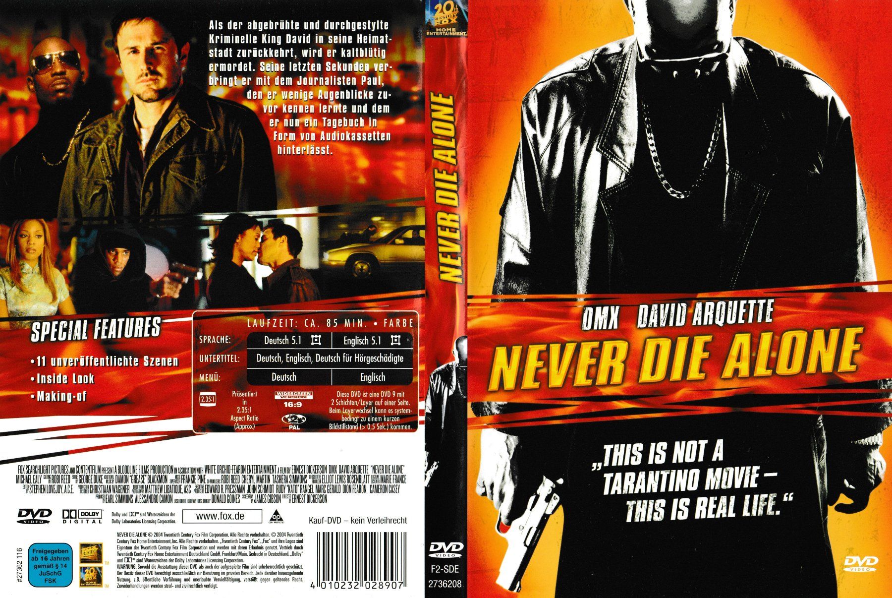 Tutti i DVDs: DVD - Never Die Alone – Usato da Langnau am Albis venduto da MediaRescuerKeLoX