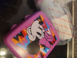 Tupperware Brotdose  und Trinkflasch,Minnie Mouse neu!