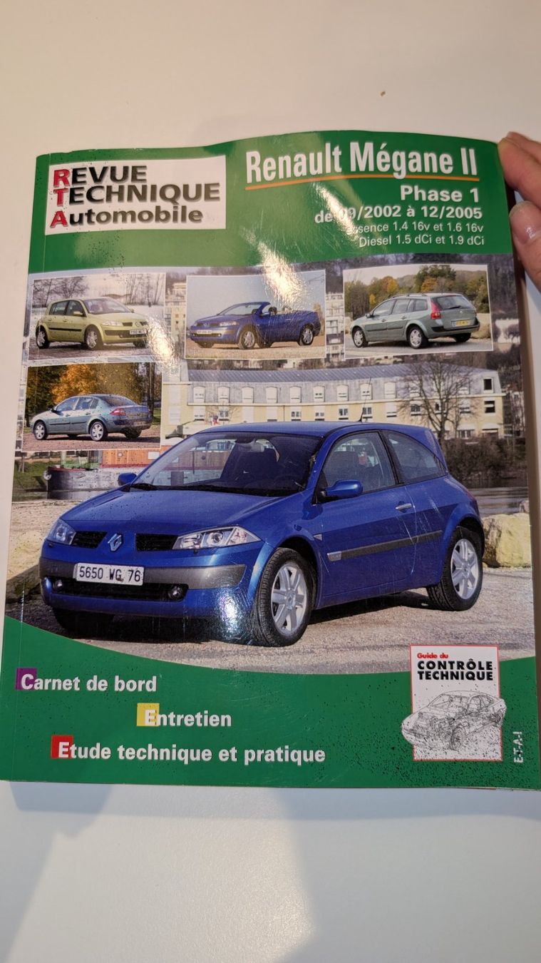 Libri: Manuel technique Renault Mégane II Étude technique – Usato da Peseux venduto da Alix26 2