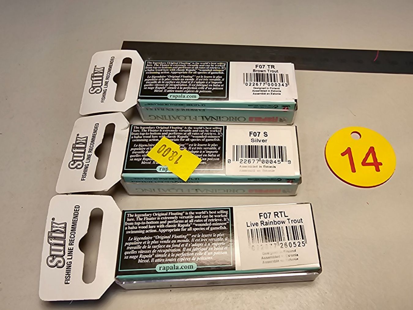 Rapala Esche: Rapala Original Floating Wobbler Set Brown Trout, Silver,... – Nuovo e nell'imballaggio originale da Abtwil SG venduto da Fischerei_Artikel 1