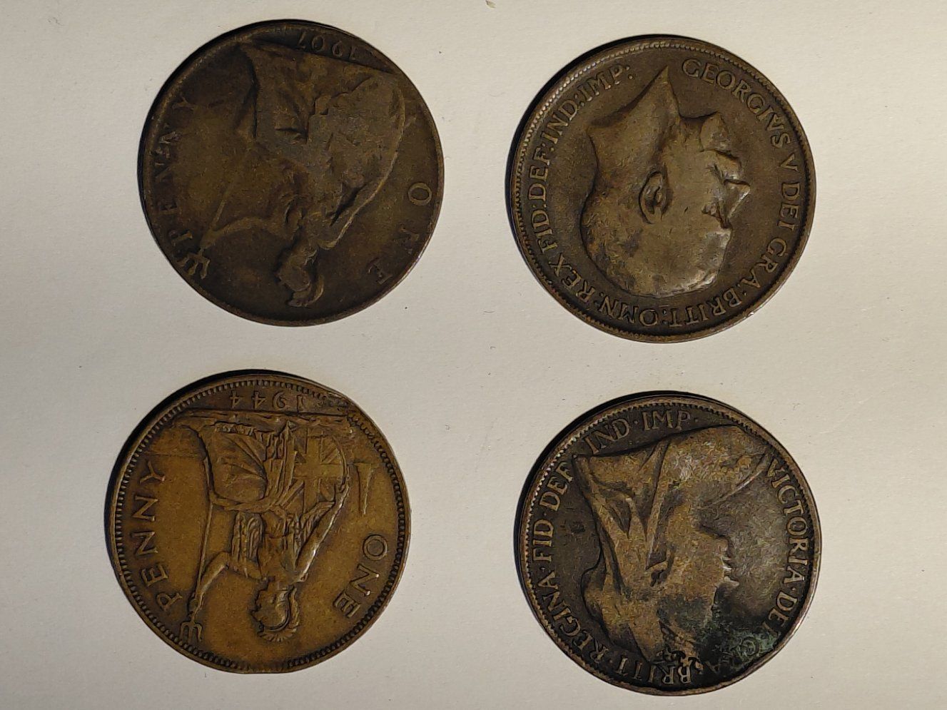Tutti le monete: 4x one Penny – Usato da Gelterkinden venduto da martinom