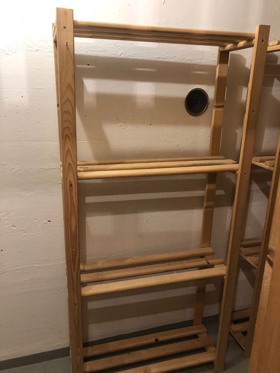 VidaXL Kiefer Massivholz Lagerregal 3 Böden | 150kg Tragkraft 80x38x90cm