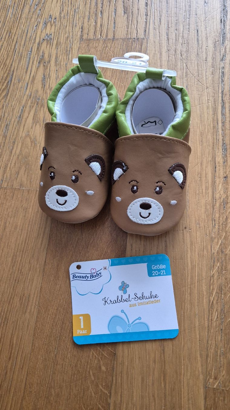 Scarpe per ragazzi: Krabbelschuhe neu – Nuovo e nell'imballaggio originale da Oetwil an der Limmat venduto da denden01