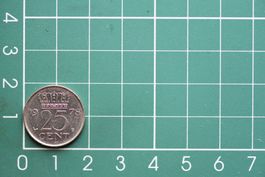 währung nederlanden 25 cent 1978