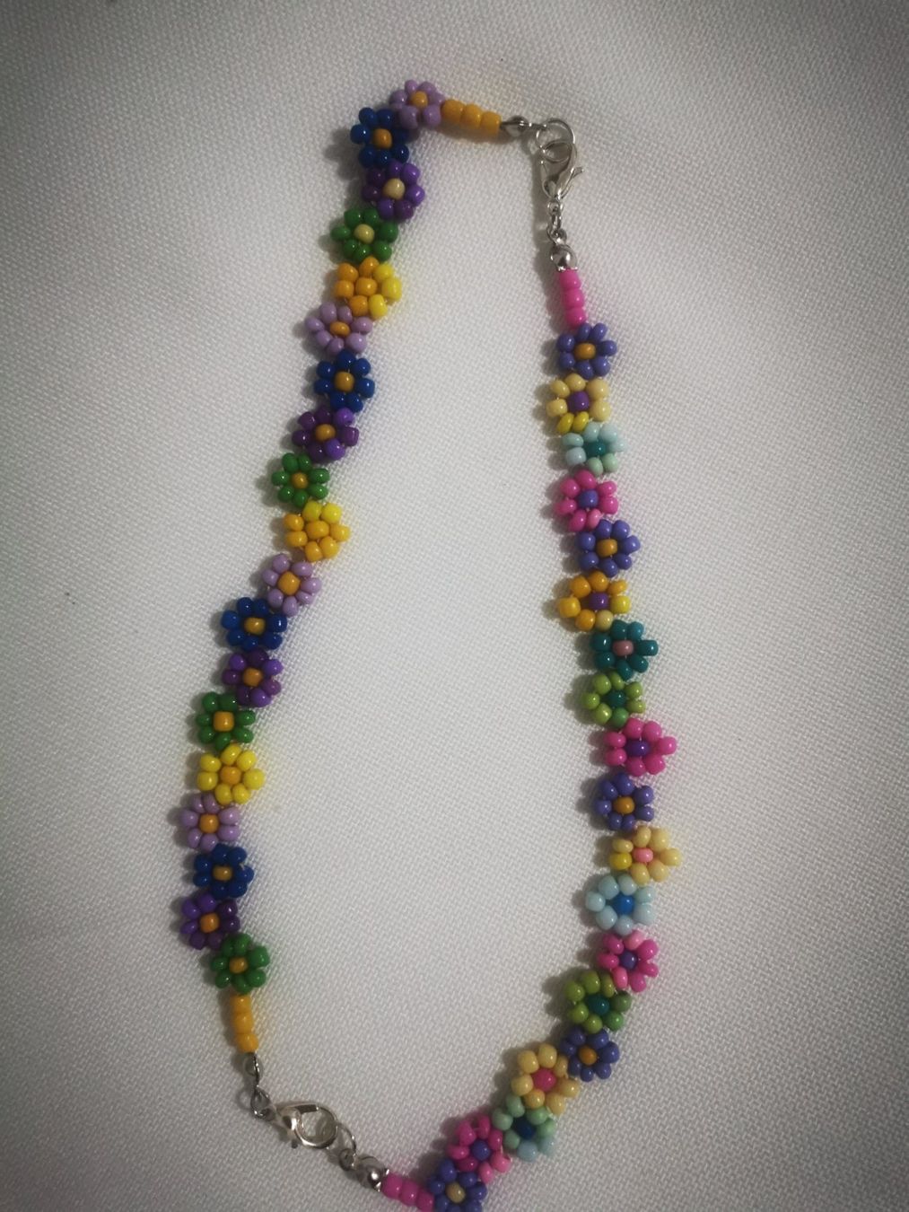 Bracciali & Braccialetti: Handgemachte Blumen-Armbänder, Halsketten – Nuovo (secondo la descrizione) da Niedergösgen venduto da lil_s6k8 4