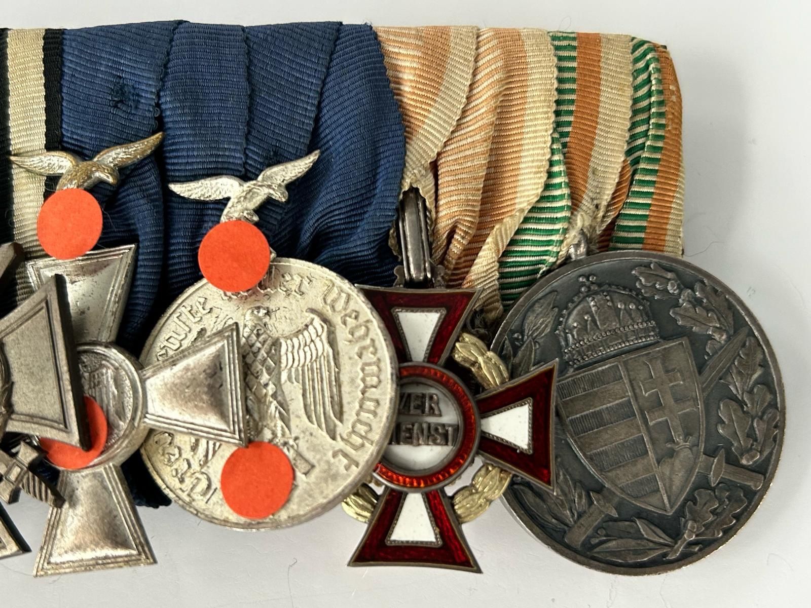 Medaglie: 8-teilige Ordensspange eines LW-Stabsoffiziers – Usato da Pregassona venduto da nara_31 4