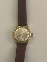 Certina Damenuhr Gold Vintage Lederarmband Ab 1.- FR!