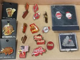 Pin seltene Vintage Coca Cola Pin's Sammlung Abzeichen 19 x