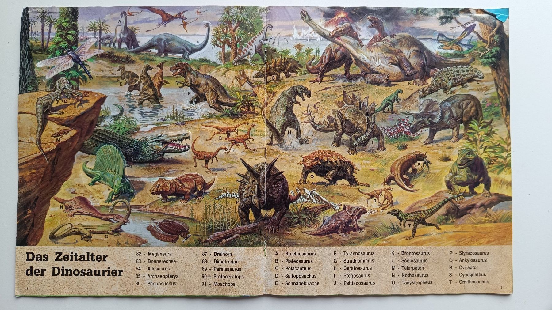 Panini Album: Panini - Tiere Der Urzeit - 1992 - Komplett – Usato da Safenwil venduto da mongge36 4