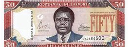 Liberia 50 Dollar 2004 P-29b UNZ