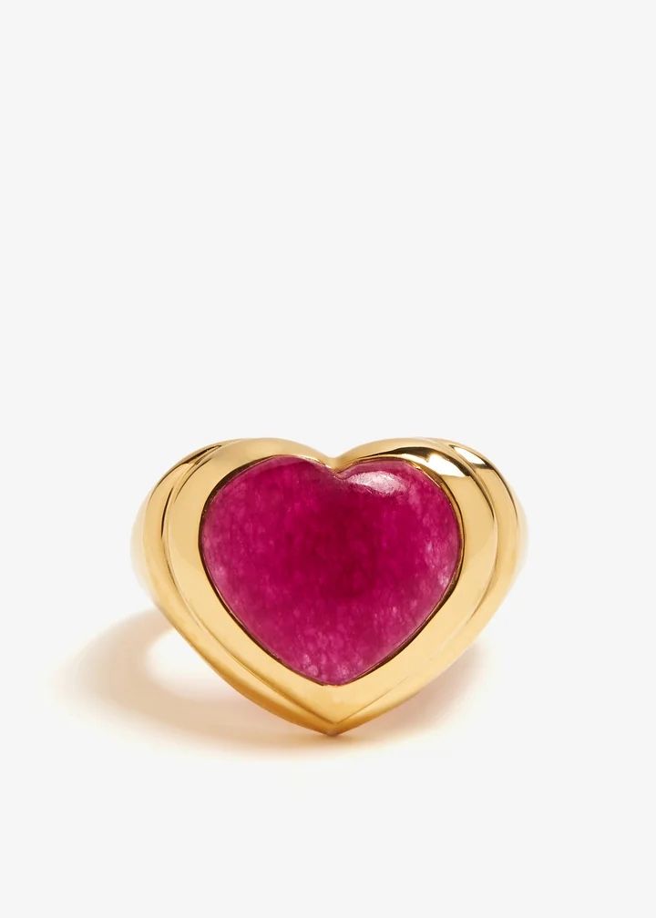 Bagues: Missoma Jelly Heart Gemstone Ring – D'occasion à Zürich par sir_92jr