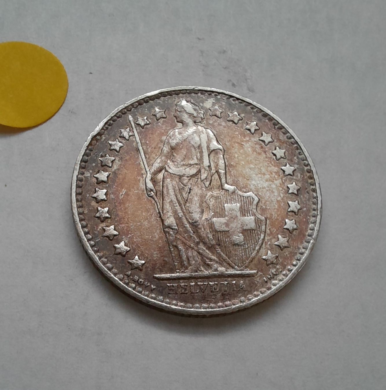 Tutti le monete: 1/2 Franken Silber 1945 – Usato da Bremgarten AG venduto da cec_5nzz 1